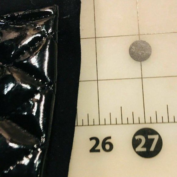 J'Envie Longline Vest Patent Faux Leather Black - Picture 9 of 11